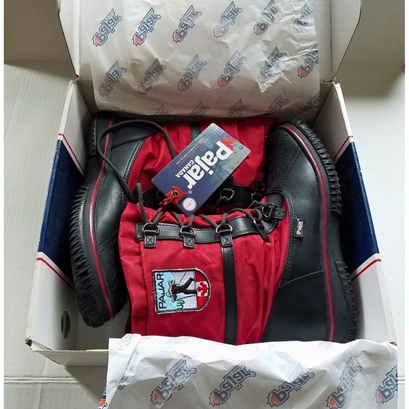 Pajar Canada Grip Red Black Waterproof Low Winter Boots Size 10 New In Box - Picture 7 of 12